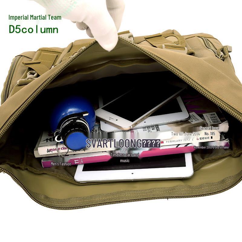 Men's 14-Inch Camouflage Laptop Bag, Casual Large Capacity Single Shoulder Crossbody Backpack