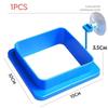 New Tank Blue Floating Station Food Tray Aquarium Fish Feeding Ring Prevent Food Dispersion Fish Pinch With Suction Cup