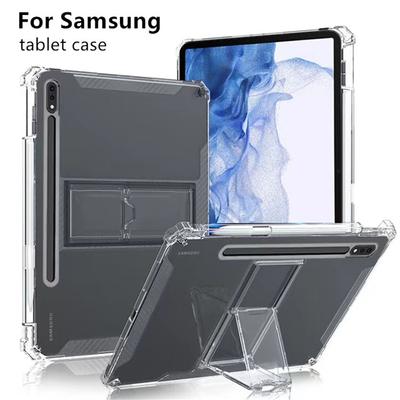 Pouzdro na stojan pro Samsung Galaxy Tab A8 10,5" Tab A7 Lite 8,7" S7 11'' S8Plus S8 Ultra 14,6 průhledný kryt pro Samsung Tab S7 Fe Case Protection Funda