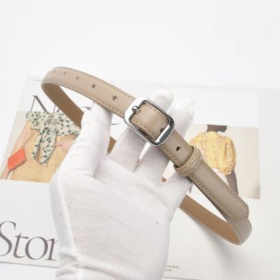 Belt Women's Genuine Leather Two-layer Cowhide Fashionable Versatile Decorative Belt