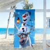 Winter Snowman Adventure Beach Towel High Absorbency & Quick-Dry Comfortable Lightweight