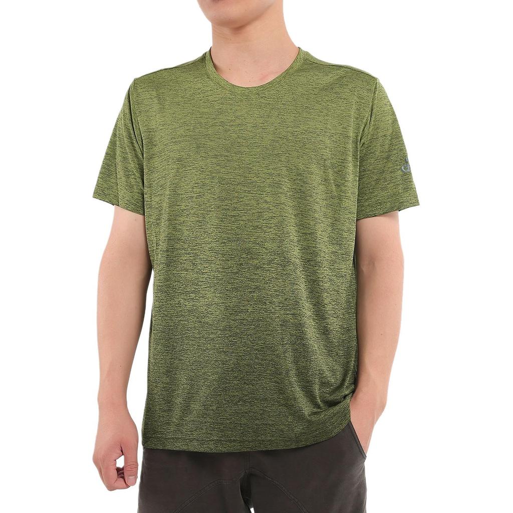 Adidas T Shirts Men's Green Crew Neck EC1091