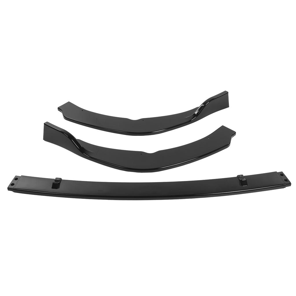 3Pcs Front Bumper Lip Chin Body Kit Splitter Deflector Fit for Camry SE XSE 2018‑2020Glossy Black