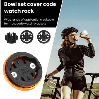 1 Set Bike Computer Holder Centrally Installed Speedometer Mount Bracket for Cateye/for Garmin/for Bryton