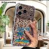 Phone Case: 2D Flat Design, Fits iPhone 18 17 16 15 14 13 Pro, Transparent Corner Protection Case, Summer Beach, Christmas and Halloween Gift