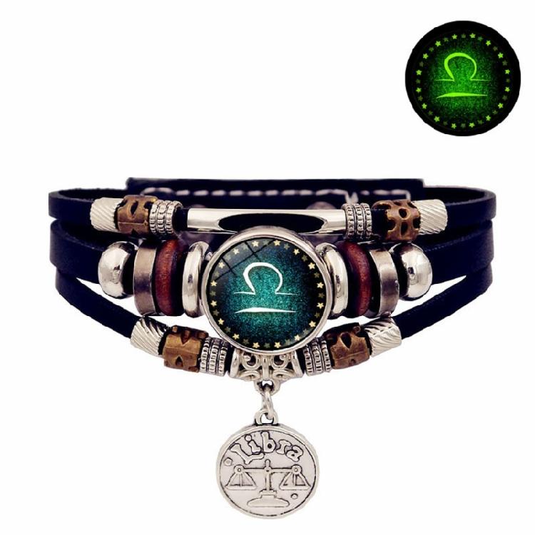 Lightweight Constellations Bracelet Zodiacs Charm Wrist Accessory For Night Event Comfortable Everyday Fashion Jewelry