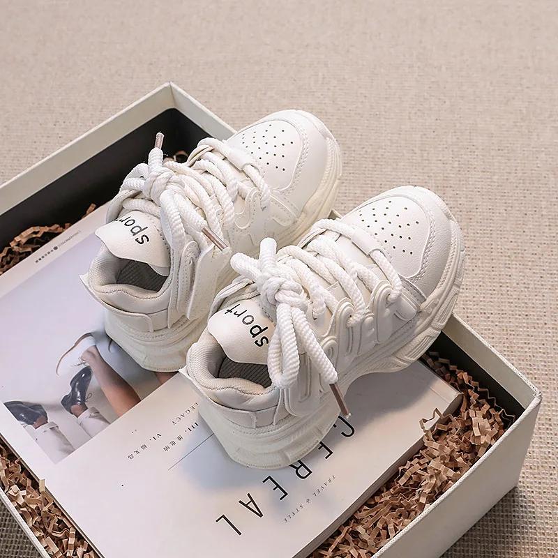 Comfort Girls' Shoe Soft Soled Child Shoes Anti Slip Girls Sports Shoe Fashion Kids Casual Shoes Retro Girl Casual Shoe