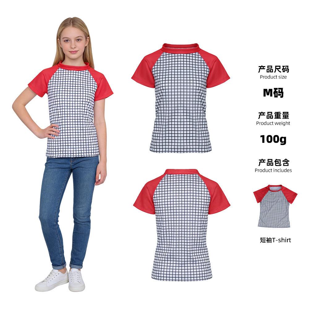 C Stranger Things Series 2 Comic-Con Cos Uniform Max Baseball Uniform Sports Suit Children s Day Performance Uniform 110cm (children)