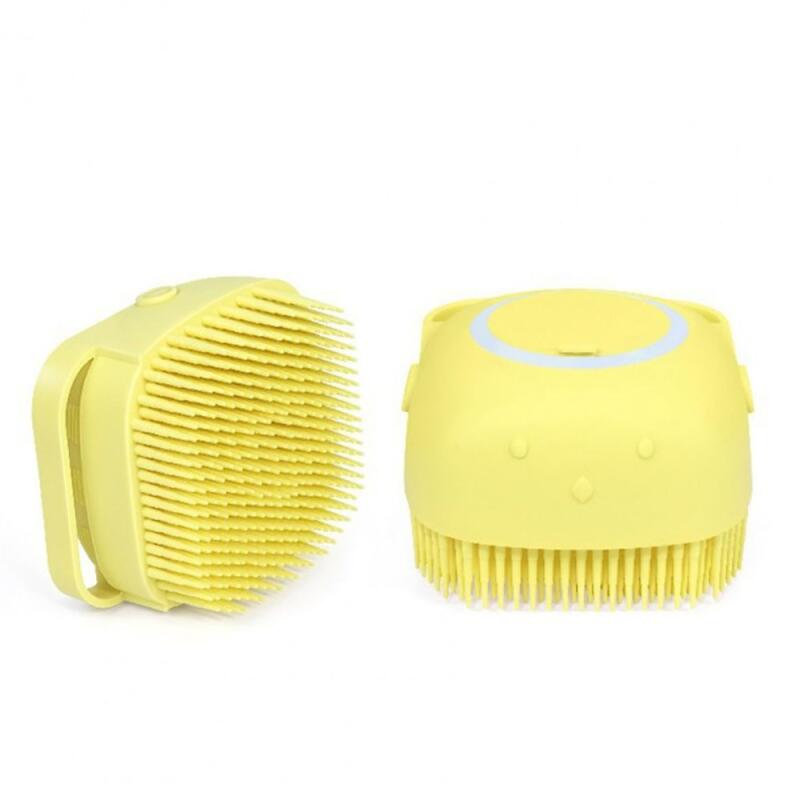 1 shampoo insert dog shower comb (choose one color) Sky Blue