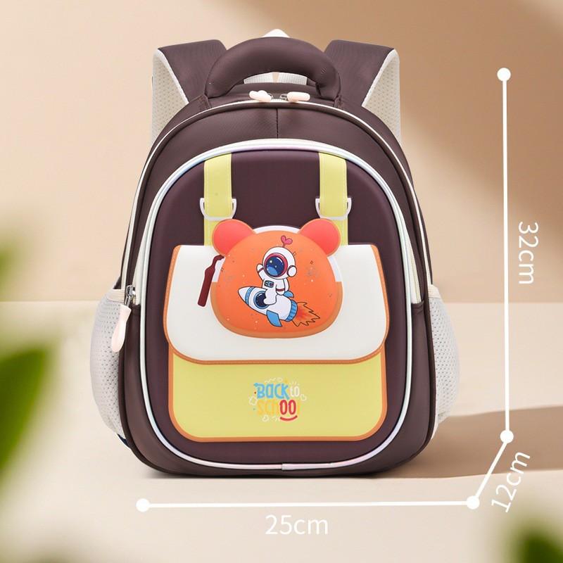 Kids 3D Hardshell Backpack Preschoolers - Cute Animal Design Waterproof Nylon School Bag With Padded Shoulder Straps