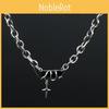 Chakra Snake Chain Necklace For Men In Black Or Green Titanium Steel With Fashionable Geometric Design