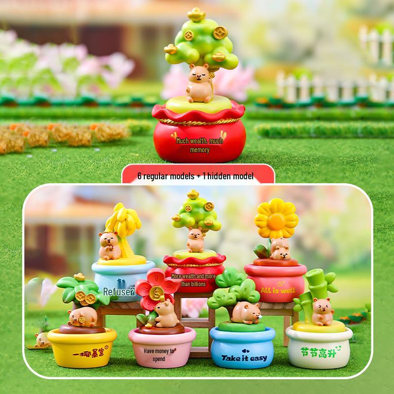 Tushan Nine-Tailed Fox Series 3 Blind Box Figure - Trending Desktop Decoration