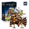 Anime Das wandelnde Schloss Bausteine Set, Howls Schloss Bau DIY Modell Sammlerstücke Spielzeug Geburtstagsgeschenk für Fans Kinder (1513 Stück)