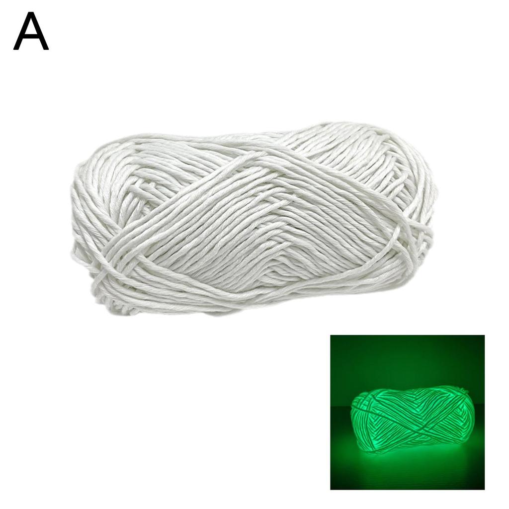 Glow in The Dark Yarn for DIY Arts, Glow in The Dark Yarn for Crochet, Luminous Yarn for Knitting, Crocheting, Knitting Crafts