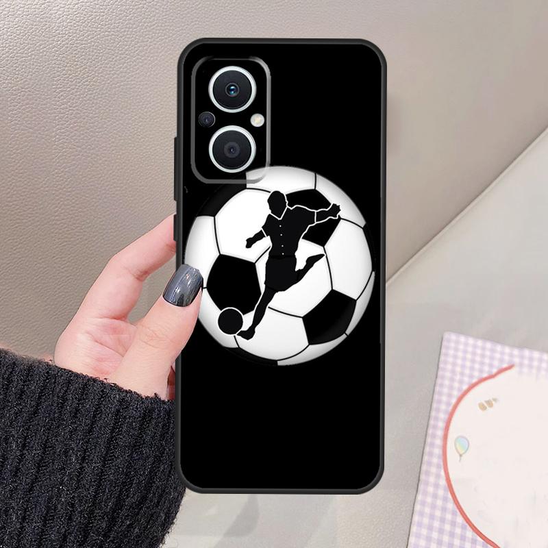 

Football Soccer Ball Funda For OPPO Reno 11 12 13 14 Pro 11F 12F 13F 14F 7 8 Lite OPPO Find X9 X6 X5 X8 Pro Case OPPO Reno8 Lite