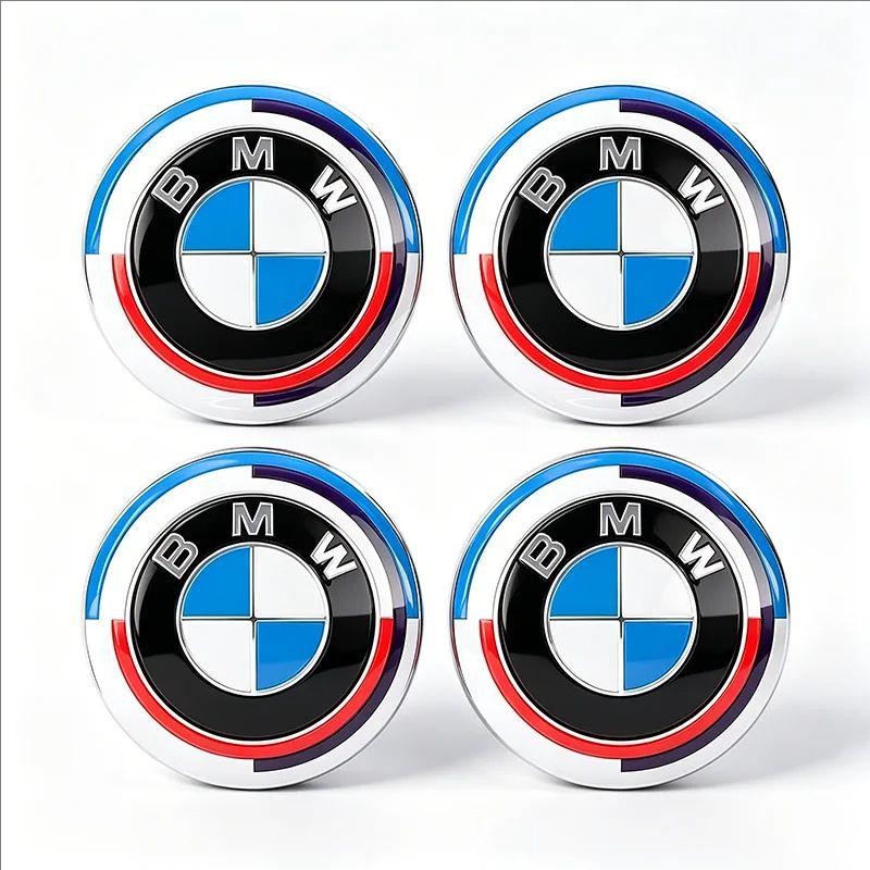 For BMW E84 24pcs Car Wheel Center Hub Cap Badge Logo Motorcycle Sticker For BMW M E84 E87 X5 E70 F25 E90 E91 F01 F02 E60 E61 F10 F15 F30 M3
