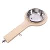 Papagei Vogel Massivholz Stehen Stick Metall Feeder Hängen Fütterung Tasse Lebensmittel Schüssel Vogel Käfig Zubehör Pet Supplies