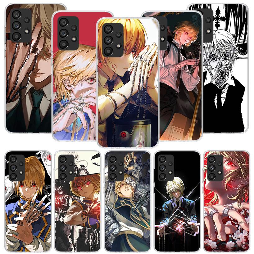 Huner X-Hunters Kurapika Phone Case for Samsung Galaxy A52 A51 A50S A12 A22 A32 A72 A10S A30S A31 A71 Note 20 Ultra 10 Plus S10