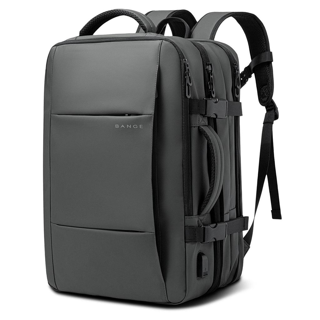 BANGE Men's High-Capacity Business & Travel Laptop Backpack