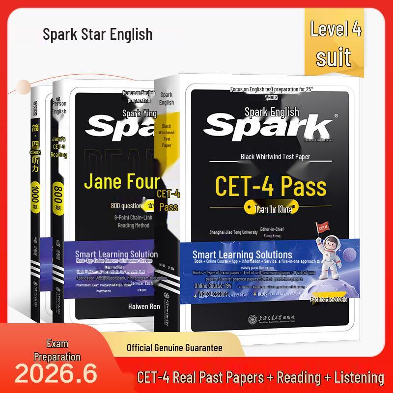 Spark English CET-4 Exam Practice & Vocabulary Prep for June 2026