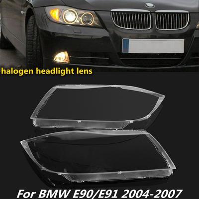 Scheinwerfergehäuse für BMW E90/E91 2004-2007 Halogen-Scheinwerferabdeckung Schale Scheinwerferglas Linse Automobil-Scheinwerferlinsen-Kit