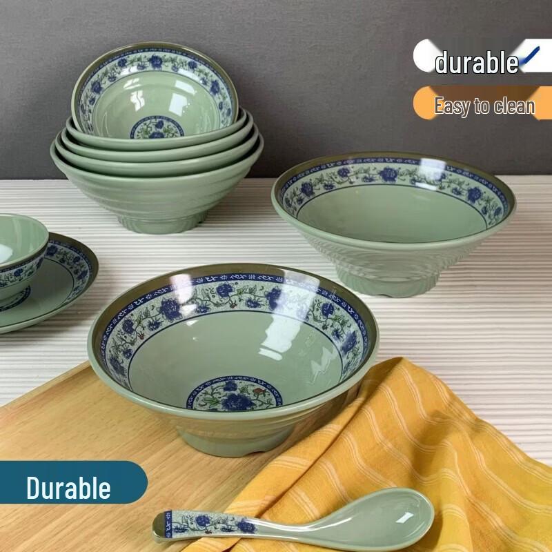 8.5-inch Commercial Melamine Noodle Bowl