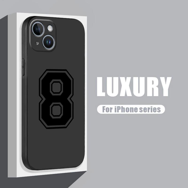 

Чехлы для телефона для iphone 14 чехол 11 12 15 Pro XS Max 8 13 Mini X SE 7 16 Plus funda Антицарапающее покрытие Баскетбольные номера 10 7 30 iPhone 13 Mini