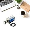 Tlačná/tahová cívka Elektromagnet DC12V/24V 10mm Tahový lineární solenoidový elektromagnet Snadné použití