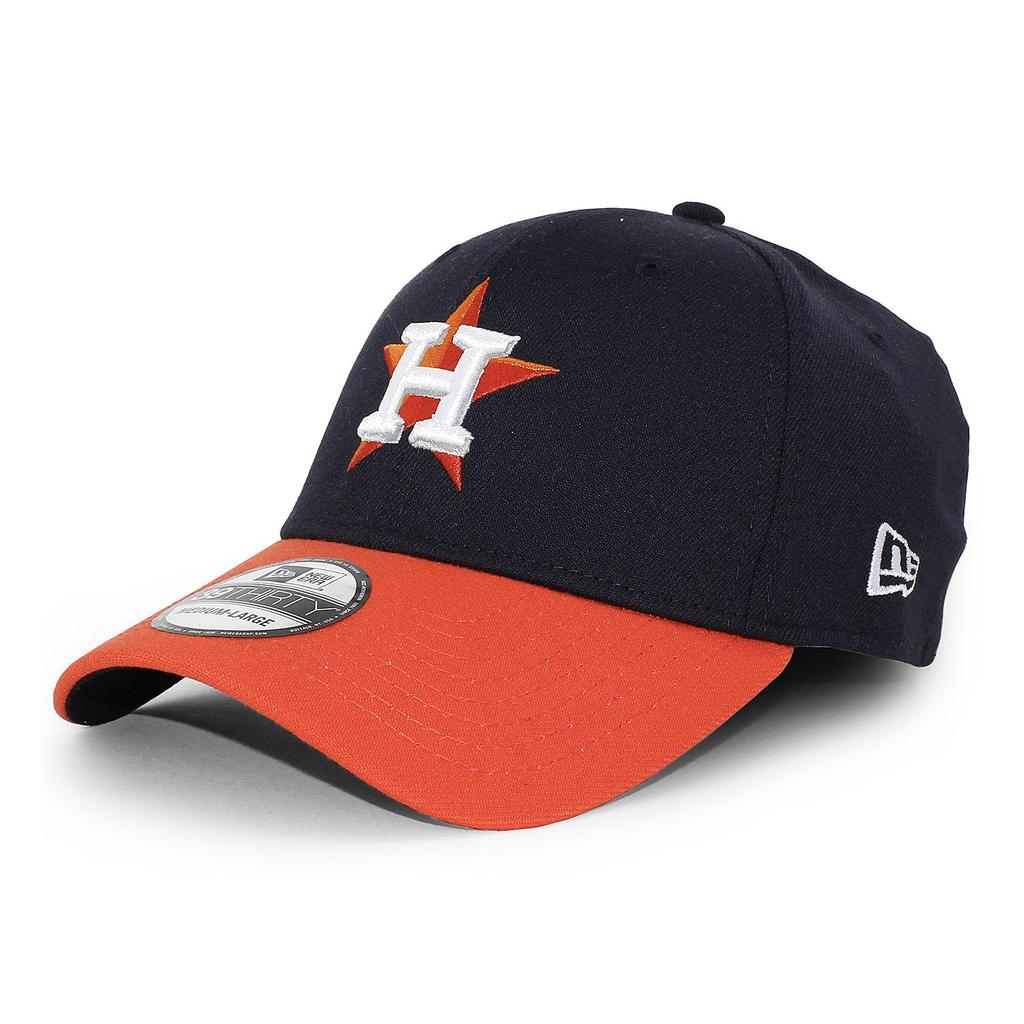 NEW ERA Cap 39THIRTY Houston Astros MLB Road Team Classic Flex Fit Cap Navy Stretch Fit 3930