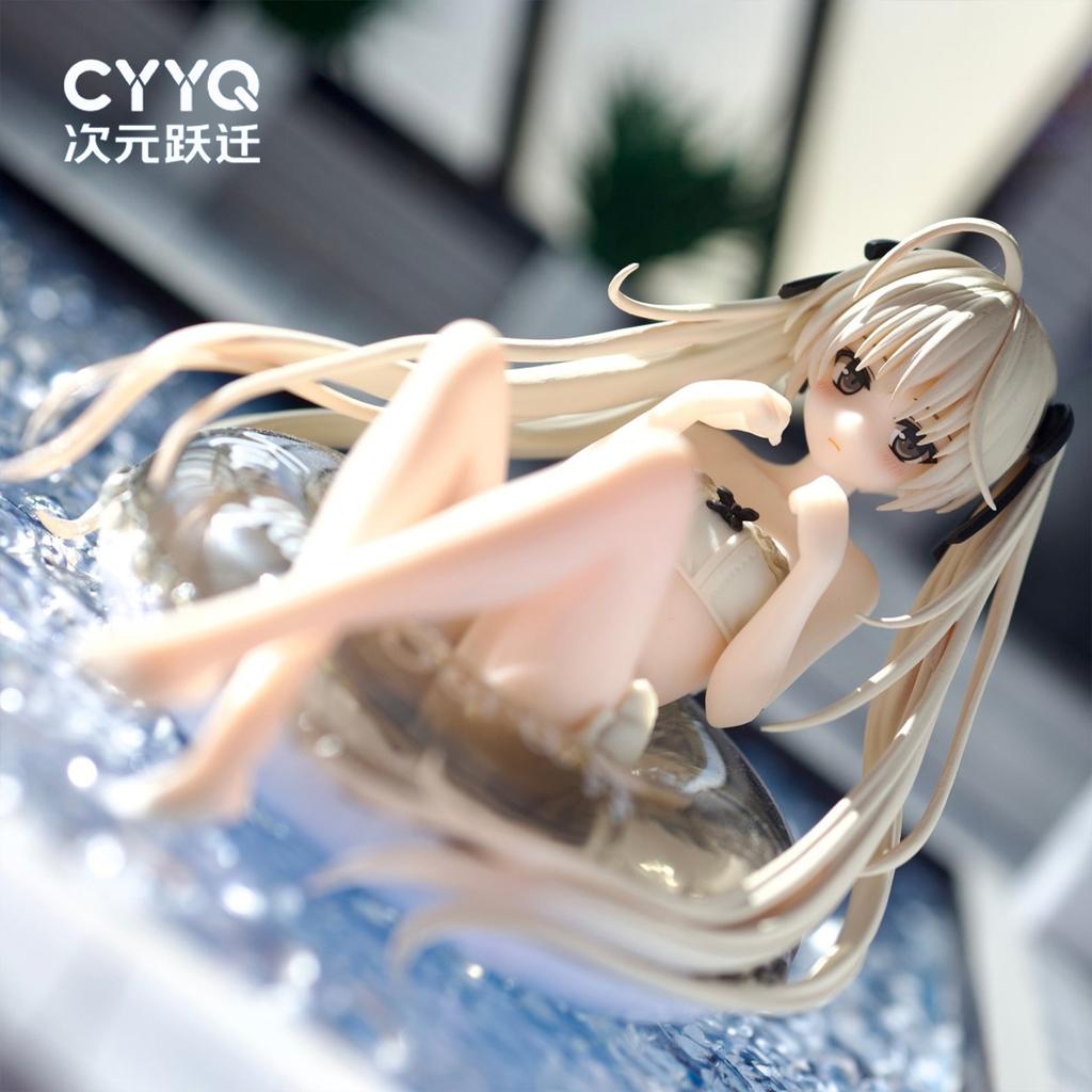 Kasugano Sora Anime Figure Yosuga No Sora Aqua Float 10Cm Pvc Bikini Girl Action Figure Desktop Decoration For Otaku Collection