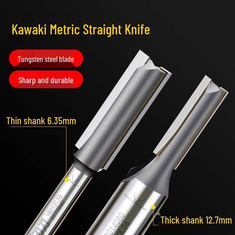 Kawaki Blade Metric Straight Knife Woodworking Tool - Engraving & Panel Cutting 1801