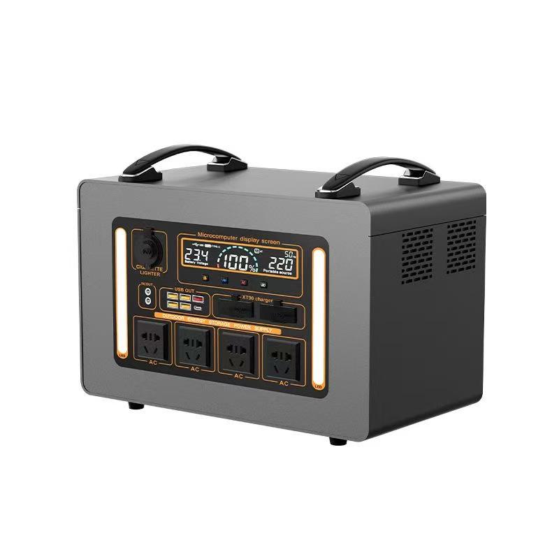 220V Portable Outdoor Power Supply: Large-Capacity Emergency Backup for Camping, Live Streaming, and Self-Driving Tours.
