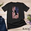 Vintage Basketball 4th of July USA American Flag Boys Men T-Shirt Unisex T-shirt