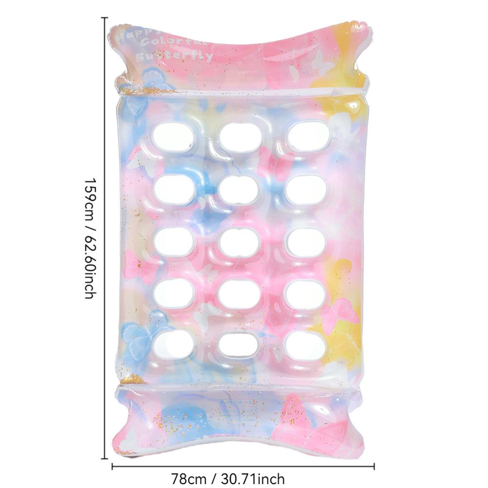 New Style Daisy Stripe Inflatable Pool Float Lounger