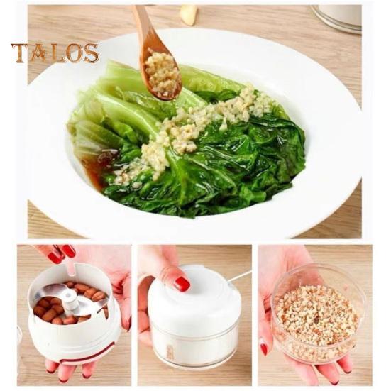 Manual Garlic Chopper Hand-Pulled Garlic Masher Mini Food Processor for Ginger Pepper Nuts Fruit And Vegetable Chopper