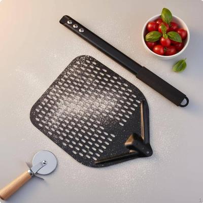 Aluminum Pizza Paddle High Temperature Resistant Long Handle Peel