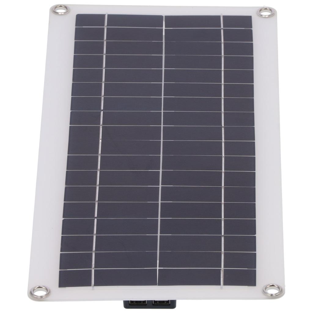 20W Flexible Polycrystalline Solar Panel Dual USB Solar Charger for Solar Street Lamp Car Battery