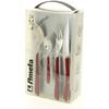 Amefa Set De Coutellerie 24 Pcs Eclat Rouge