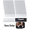 Name White Personalized Tag Round Pin Mdf Diy Blank Id Badge Versatile Use Work