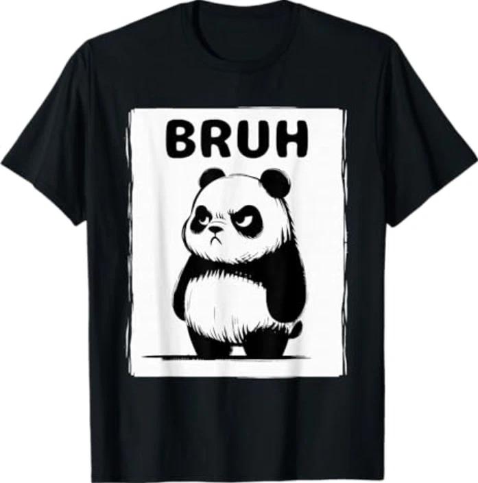 Cool Bruh Panda Funny Panda T-Shirt 3XL