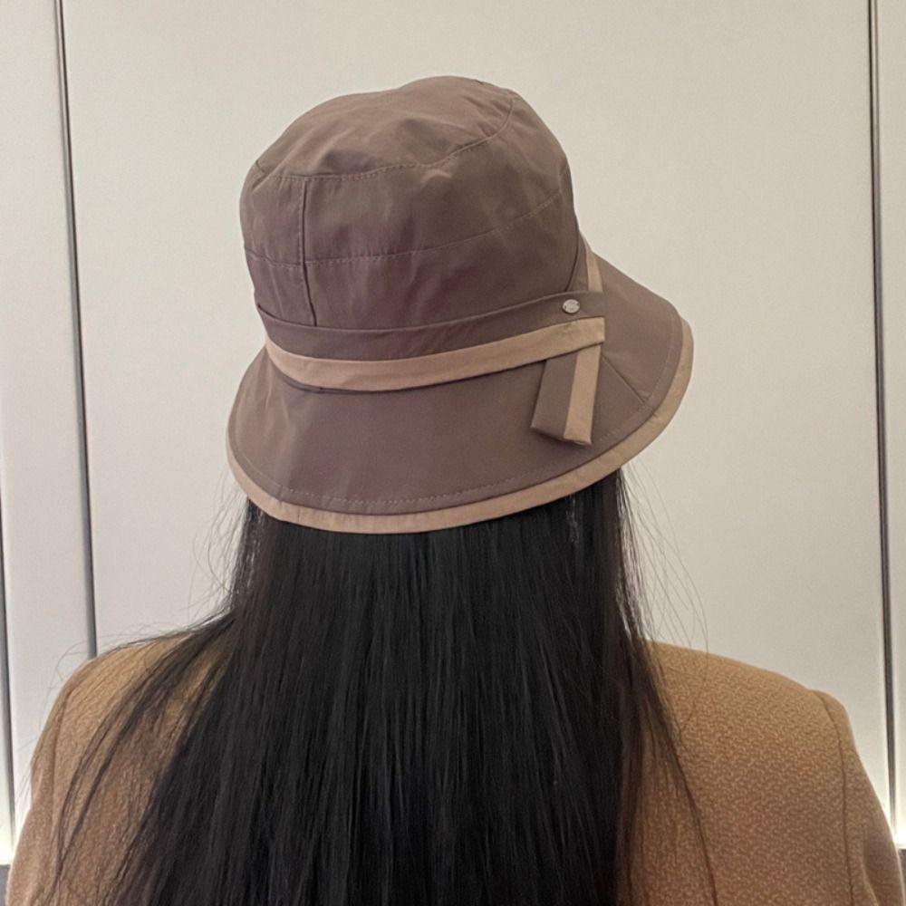 Lightweight Bucket Caps Face Protection Sun Protection Cap Spring Summer Women Sun Hat Travel