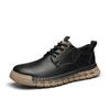 New Men's Casual Shoes High Quality Breathable Retro Leather Outdoor Shoes Soft Wear-resistant Men Comfortable Sneaker