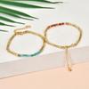 Stone Beaded Bracelet Girls Creative Electroplated Stone Crystal Bracelet