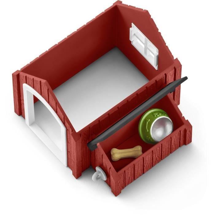 Coffret SCHLEICH - Niche pour chien avec figurines - Gamme Farm World