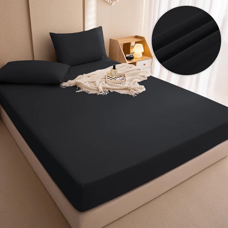 Waterproof Bed Cover Bed Fitted Sheet Home Hotel Bedspread Bedroom Bed Mattress Cover Waterproof Bedding Set Sheet With Elastic Band