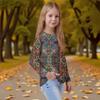 Children's Long-sleeved O-neck Top Printed Daily Casual