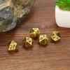 1 Piece 20 Sided Decider Golden/Bronze Metal Funny Dice Standard Board Game Acessorios