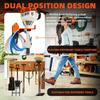 2Pcs Weed Trimmer Hanger Wall Mount Steel Storage Rack Tool Organizer for Garden Shed Workshop Garage