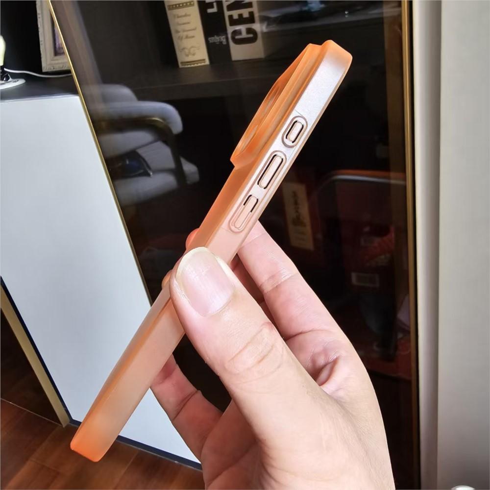 For Iphone 17 Pro Luxury Slim Ultra Thin Case For iPhone 17 Pro Max 17Pro 17ProMax Hard PC Cover Orange Invisible Case