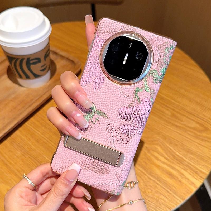 Matex 6 Phone Case With Stand 5 Flip Leather Cover Chinese Style Embossed Folio Women